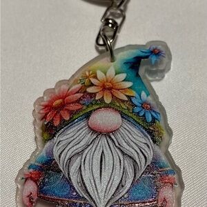 Colorful Gnome Purse Charm